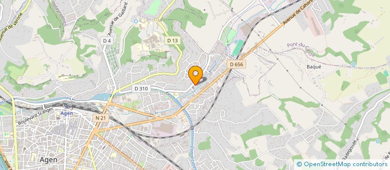 localisation de l'entreprise MONSIEUR HABIB HASSAN SIDIK  AGEN