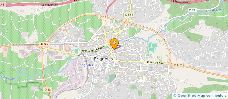 localisation de l'entreprise MONSIEUR HABIB HELAL à BRIGNOLES
