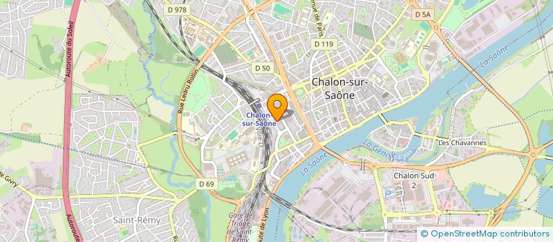 localisation de l'entreprise MONSIEUR HABIB HIBAR  CHALON-SUR-SAONE