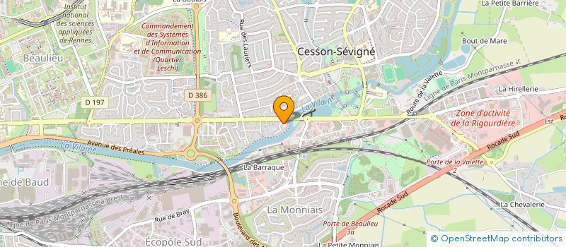 localisation de l'entreprise MONSIEUR HABIB HIMDI  CESSON-SEVIGNE