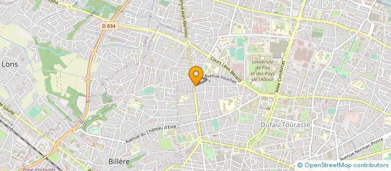 localisation de l'entreprise MONSIEUR HABIB JAFARI à PAU