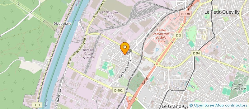 localisation de l'entreprise MONSIEUR HABIB JAN SAMAR KHAIL  LE GRAND-QUEVILLY