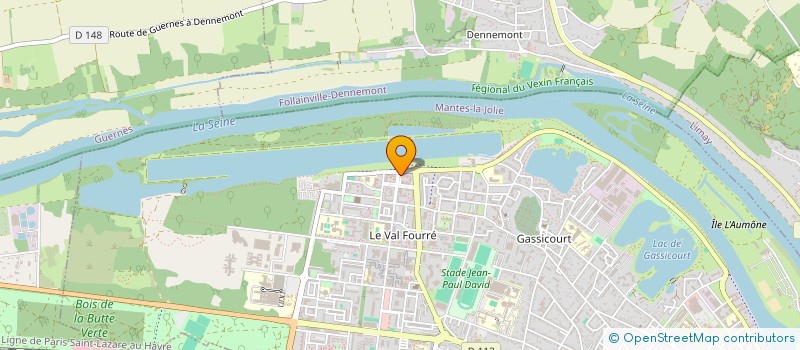 localisation de l'entreprise MONSIEUR HABIB JELIKH  MANTES-LA-JOLIE