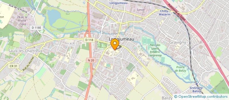 localisation de l'entreprise MONSIEUR HABIB JOUDI à LONGJUMEAU