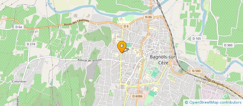 localisation de l'entreprise MONSIEUR HABIB KHERBICHE à BAGNOLS-SUR-CEZE