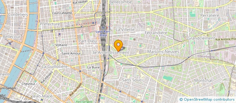 localisation de l'entreprise MONSIEUR HABIB KIROUANE  LYON