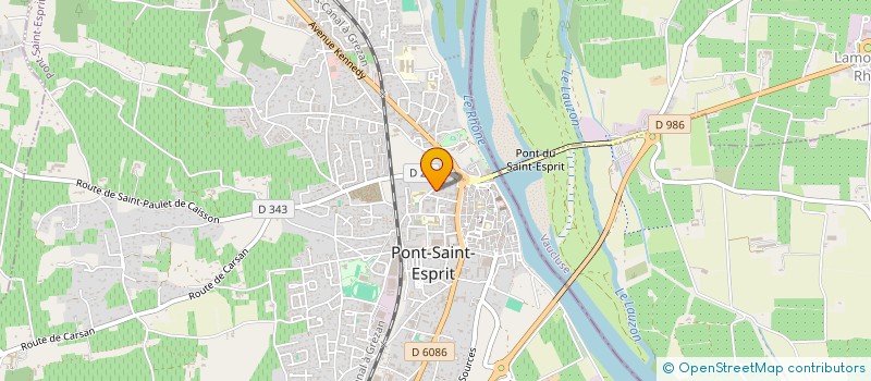 localisation de l'entreprise MONSIEUR HABIB LAKHMAISS  PONT-SAINT-ESPRIT