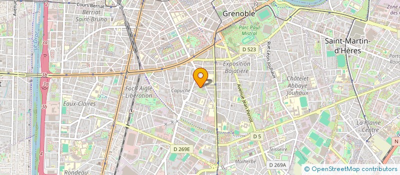 localisation de l'entreprise MONSIEUR HABIB LARBI CHAHT à GRENOBLE