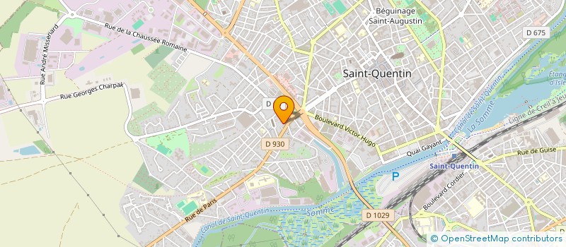 localisation de l'entreprise MONSIEUR HABIB LEBOUDI à SAINT-QUENTIN