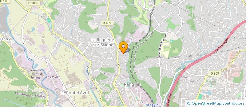 localisation de l'entreprise MONSIEUR HABIB LOUNIS à LA ROQUETTE-SUR-SIAGNE