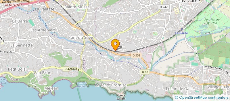 localisation de l'entreprise MONSIEUR HABIB MALEKH à LA GARDE