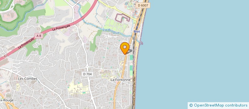 localisation de l'entreprise MONSIEUR HABIB MANAA  ANTIBES