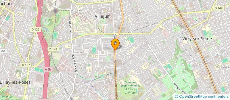 localisation de l'entreprise MONSIEUR HABIB MEBARKI à VILLEJUIF