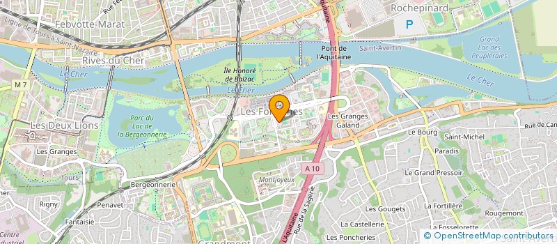 localisation de l'entreprise MONSIEUR HABIB MECHLOUF  TOURS