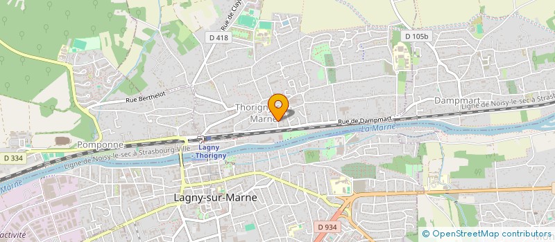 localisation de l'entreprise MONSIEUR HABIB MERABET  THORIGNY-SUR-MARNE