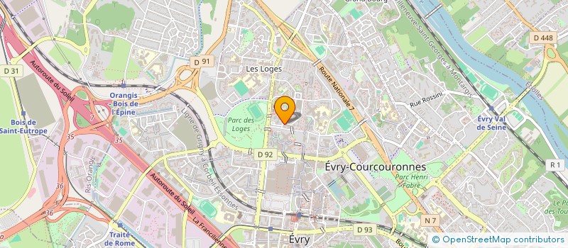 localisation de l'entreprise MONSIEUR HABIB MESSOUSSA  EVRY-COURCOURONNES
