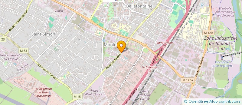 localisation de l'entreprise MONSIEUR HABIB MIMOUN  TOULOUSE