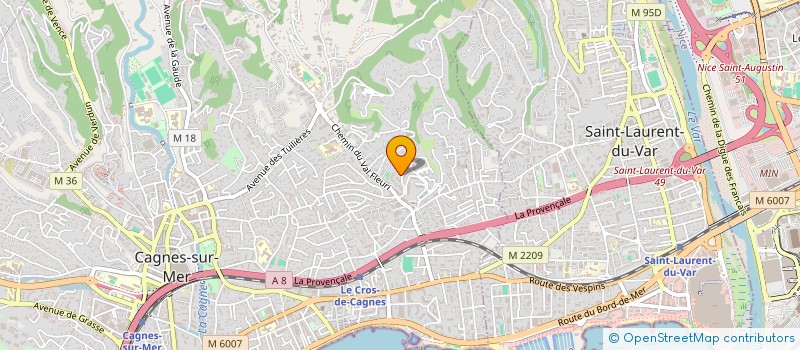 localisation de l'entreprise MONSIEUR HABIB NOUIR  CAGNES-SUR-MER