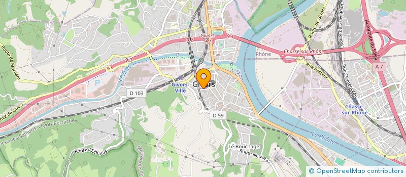 localisation de l'entreprise MONSIEUR HABIB RAHIM  GIVORS