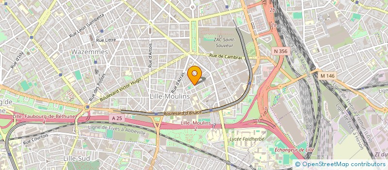 localisation de l'entreprise MONSIEUR HABIB RAIAH  LILLE