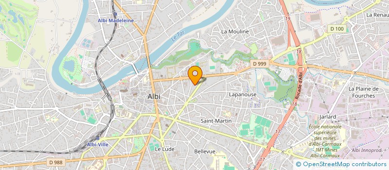 localisation de l'entreprise MONSIEUR HABIB SAHIBI  ALBI