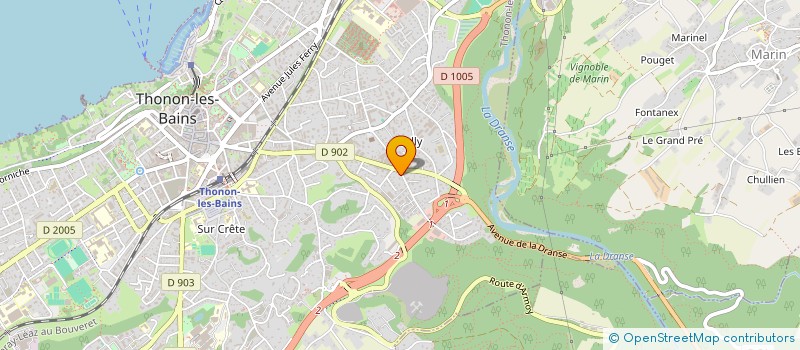 localisation de l'entreprise MONSIEUR HABIB SAK à THONON-LES-BAINS