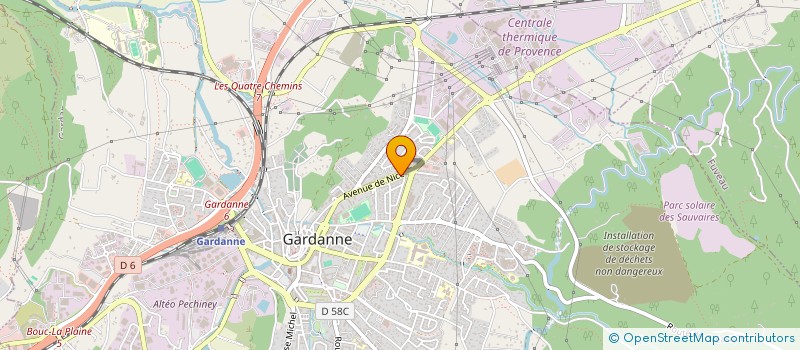 localisation de l'entreprise MONSIEUR HABIB SOLTANI à GARDANNE
