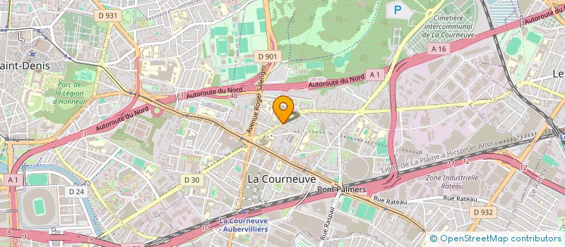 localisation de l'entreprise MONSIEUR HABIB TACHOUA à LA COURNEUVE