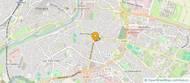 localisation de l'entreprise MONSIEUR HABIB URSAULT  POITIERS