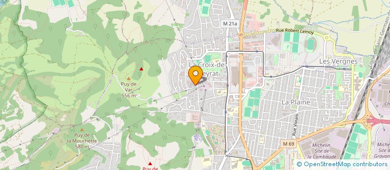 localisation de l'entreprise MONSIEUR HABIB ZOURIFI  CLERMONT-FERRAND