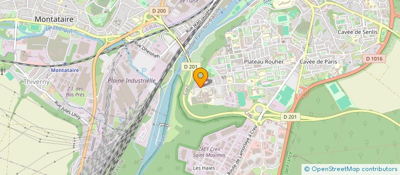 localisation de l'entreprise MONSIEUR HABIBALLAH SOUJJAA  CREIL