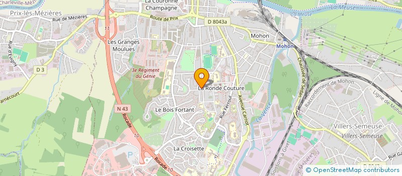 localisation de l'entreprise MONSIEUR HABIBE GOUACHEMI à CHARLEVILLE-MEZIERES