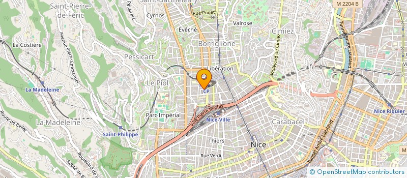 localisation de l'entreprise MONSIEUR HABIBI HABIBULLA  NICE