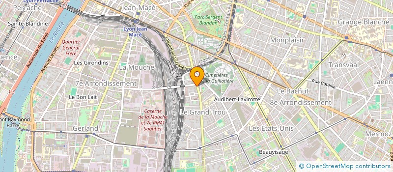 localisation de l'entreprise MONSIEUR HABIBOLLAH DARAKHSHAN  LYON