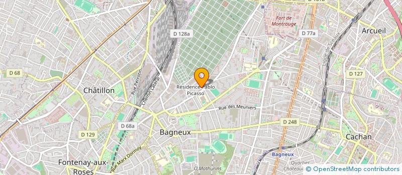 localisation de l'entreprise MONSIEUR HABIBOU KEBE à BAGNEUX