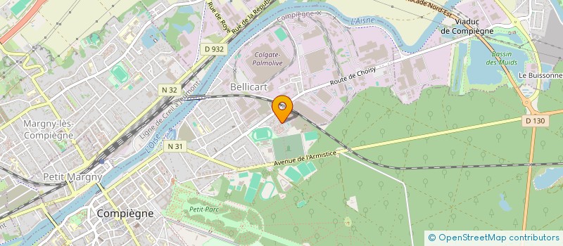 localisation de l'entreprise MONSIEUR HABIBOU SIMAGA  COMPIEGNE