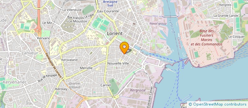 localisation de l'entreprise MONSIEUR HABIBOU SOW  LORIENT