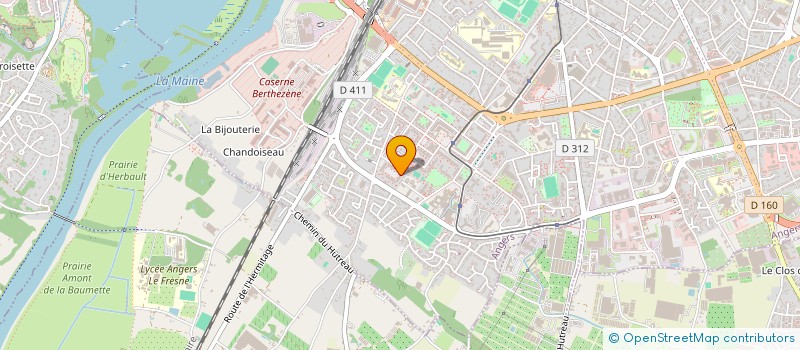 localisation de l'entreprise MONSIEUR HABIBOULLAH DIALLO à ANGERS