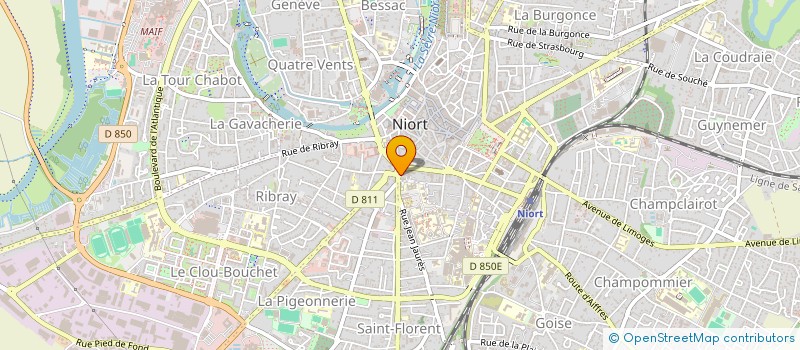 localisation de l'entreprise MONSIEUR HABIBUDDIN JAFFARY à NIORT