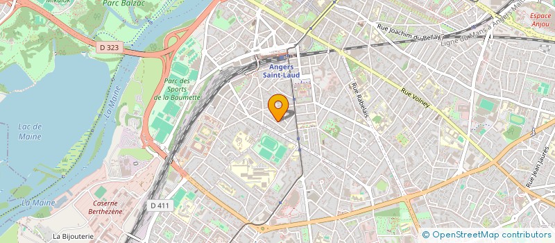 localisation de l'entreprise MONSIEUR HABIBULLAH AHMADI à ANGERS