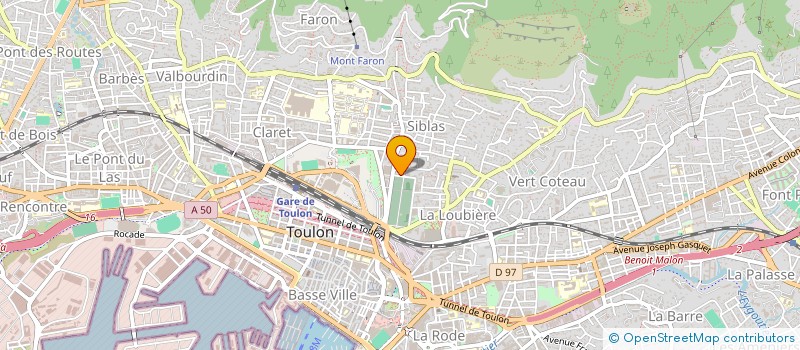 localisation de l'entreprise MONSIEUR HABIBULLAH FERARI  TOULON