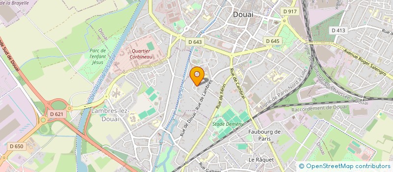 localisation de l'entreprise MONSIEUR HABIBULLAH MOHAMMADI  DOUAI