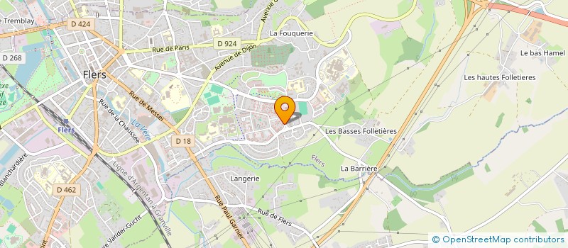 localisation de l'entreprise MONSIEUR HABIBULLAH NOORI à FLERS