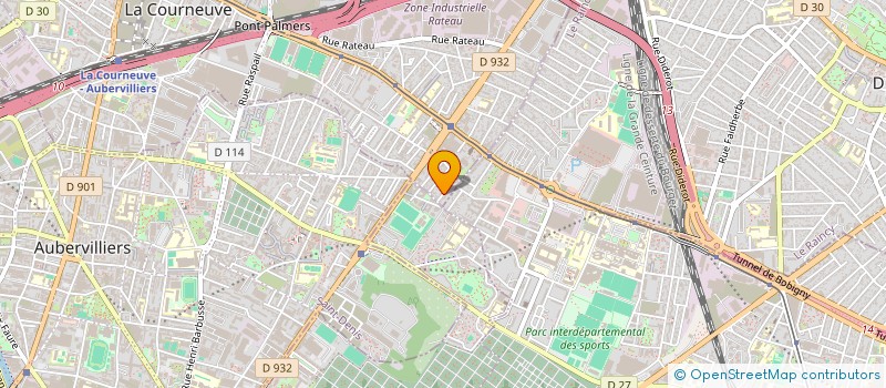 localisation de l'entreprise MONSIEUR HABIBULLAH SARWARI à LA COURNEUVE