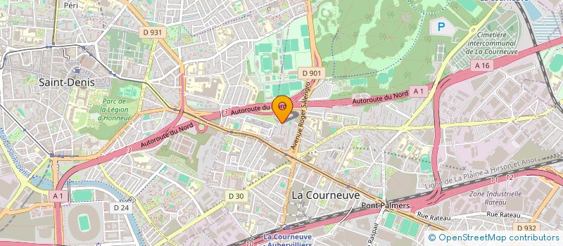 localisation de l'entreprise MONSIEUR HABIBUR RAHMAN à LA COURNEUVE