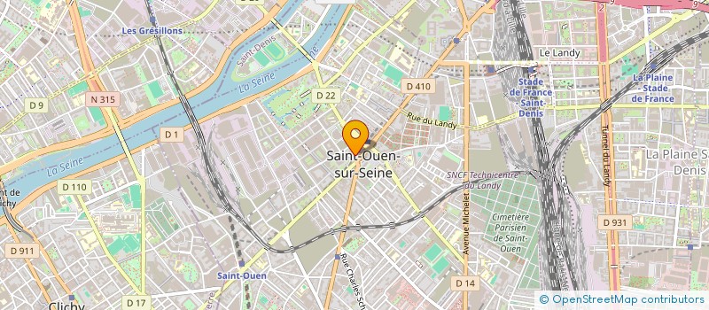 localisation de l'entreprise MONSIEUR HABIBUR RAHMAN à SAINT-OUEN-SUR-SEINE