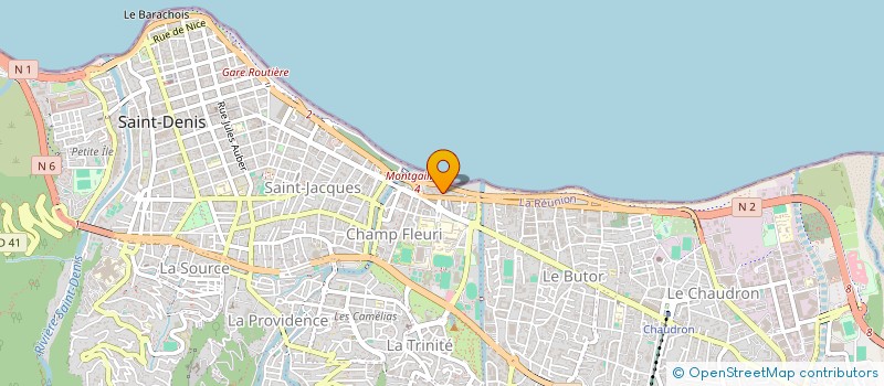 localisation de l'entreprise MONSIEUR HABIBYA HADJEE ISSOUF à SAINT-DENIS