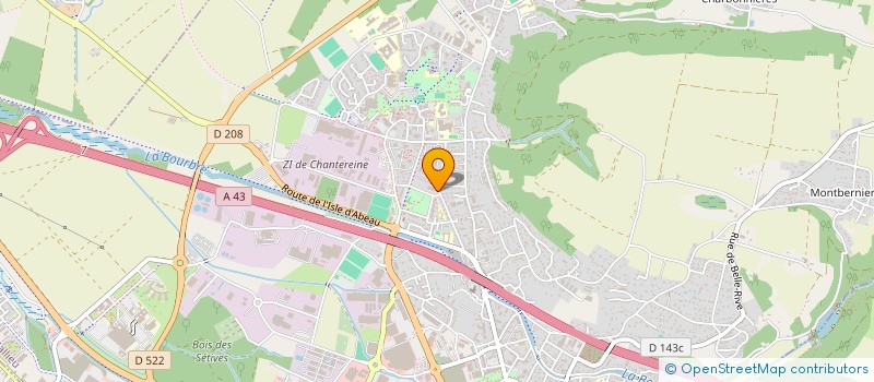 localisation de l'entreprise MONSIEUR HABIL OZDEN  BOURGOIN-JALLIEU