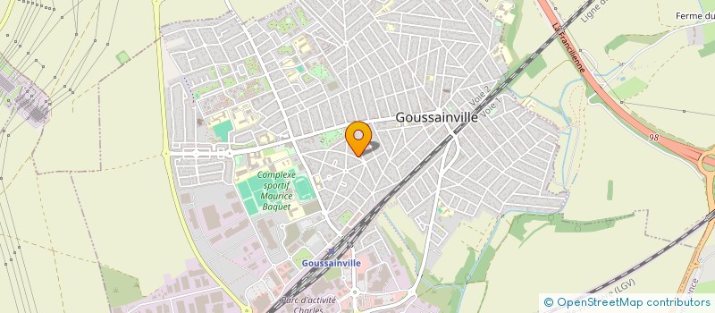 localisation de l'entreprise MONSIEUR HABIR MUSADDIQ  GOUSSAINVILLE