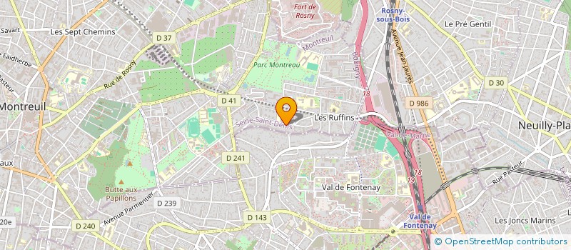 localisation de l'entreprise MONSIEUR HABTESILASIE ANDEBRHAN à MONTREUIL
